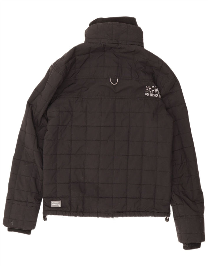 Giacca a vento grafica da donna Superdry Windcheater UK 16 grande nera