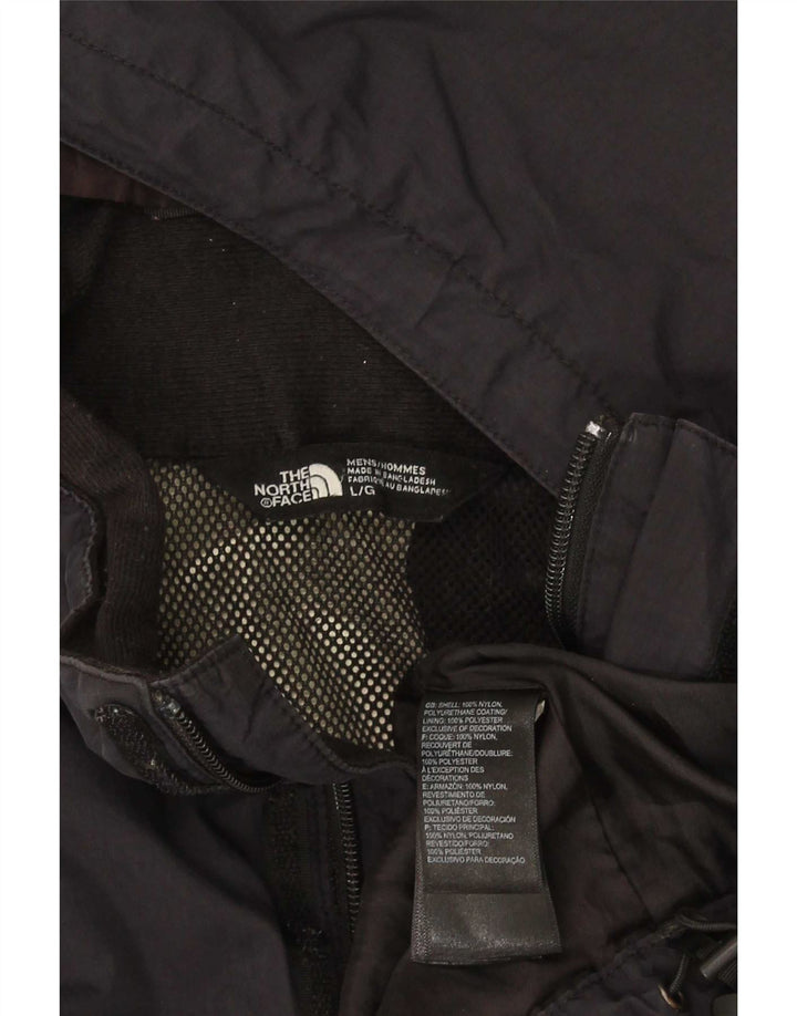 Giacca antipioggia da uomo con cappuccio The North Face UK 40 Large in nylon nero