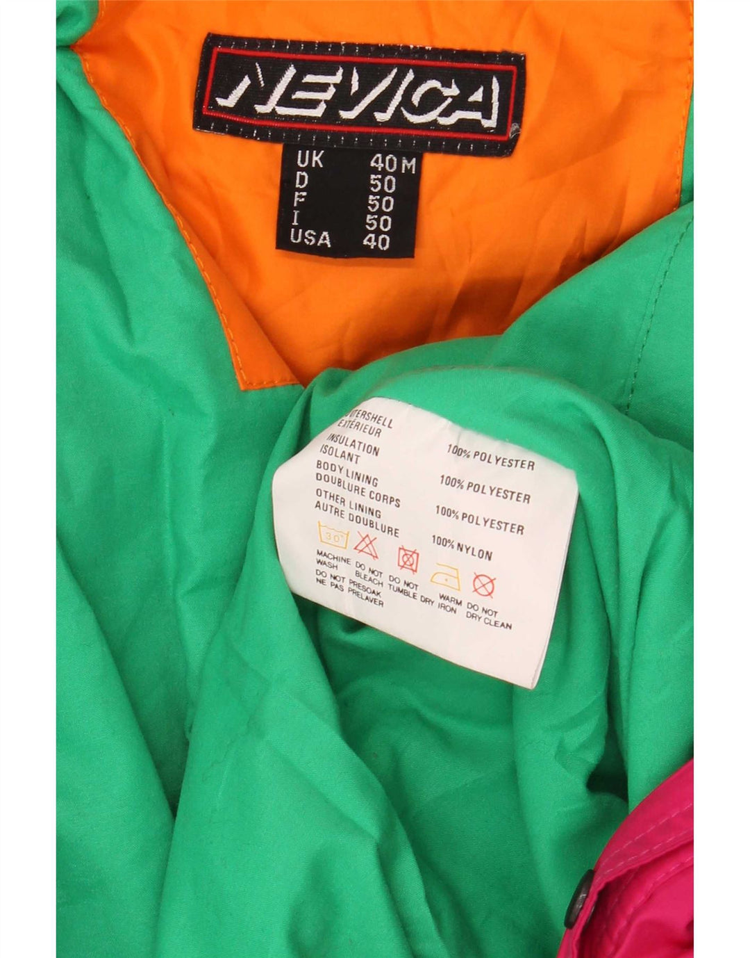 Tuta da sci da uomo Nevica UK 40 Poliestere color block rosa medio