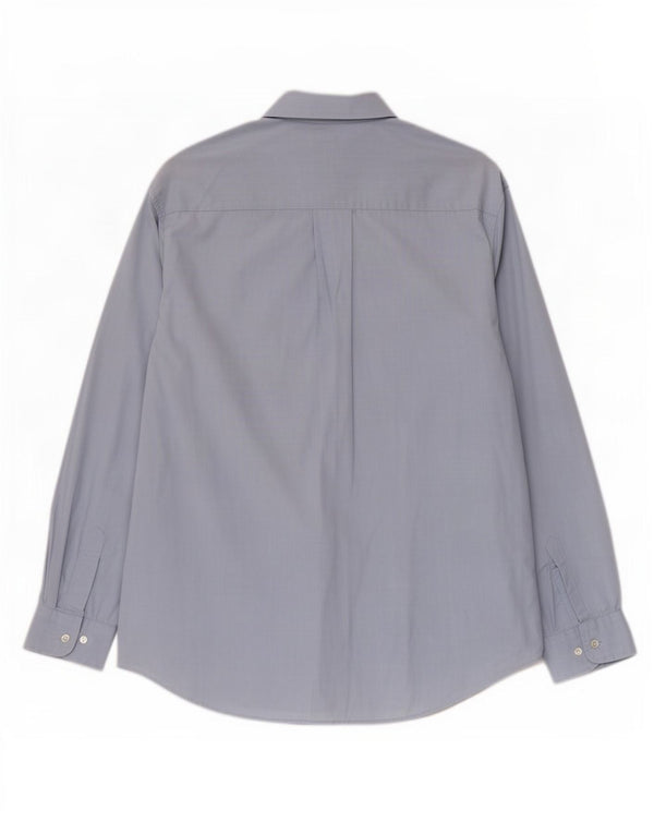 Camicia da uomo Regular Fit Calvin Klein taglia 16 grande cotone blu