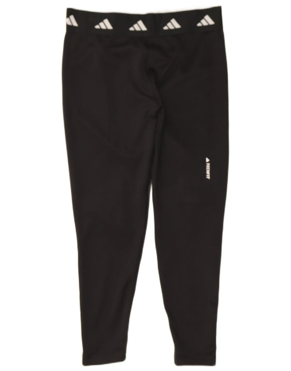 Leggings Adidas Aeroready Graphic da donna UK 16/18 Large Nero Poliestere