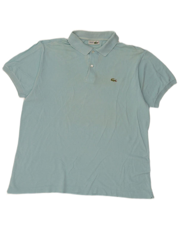 Polo da uomo Lacoste taglia 6 XL in cotone blu
