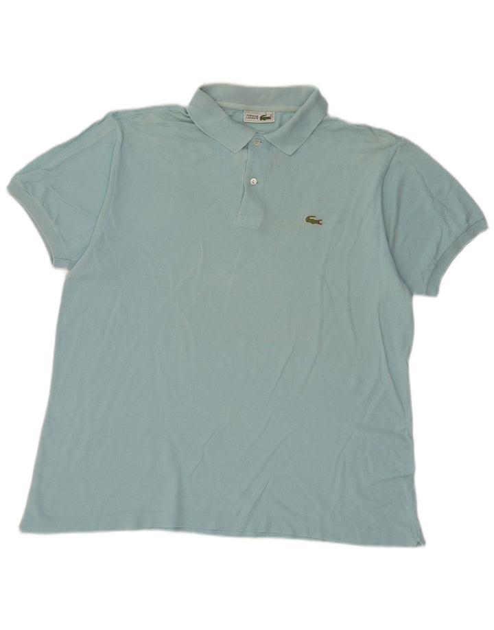 Polo da uomo Lacoste taglia 6 XL in cotone blu
