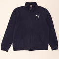 PUMA Mens Tracksuit Top Jacket Large Navy Blue Cotton Vintage Puma and Second-Hand Puma from Messina Hembry 