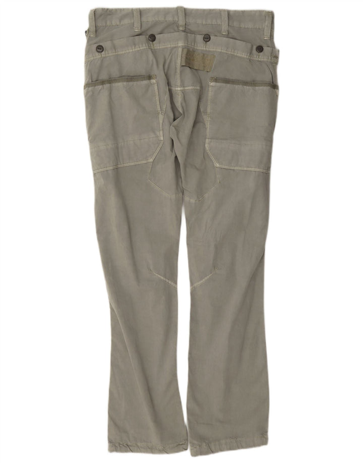 Pantaloni cargo bootcut da uomo G-Star W34 L34 cotone grigio