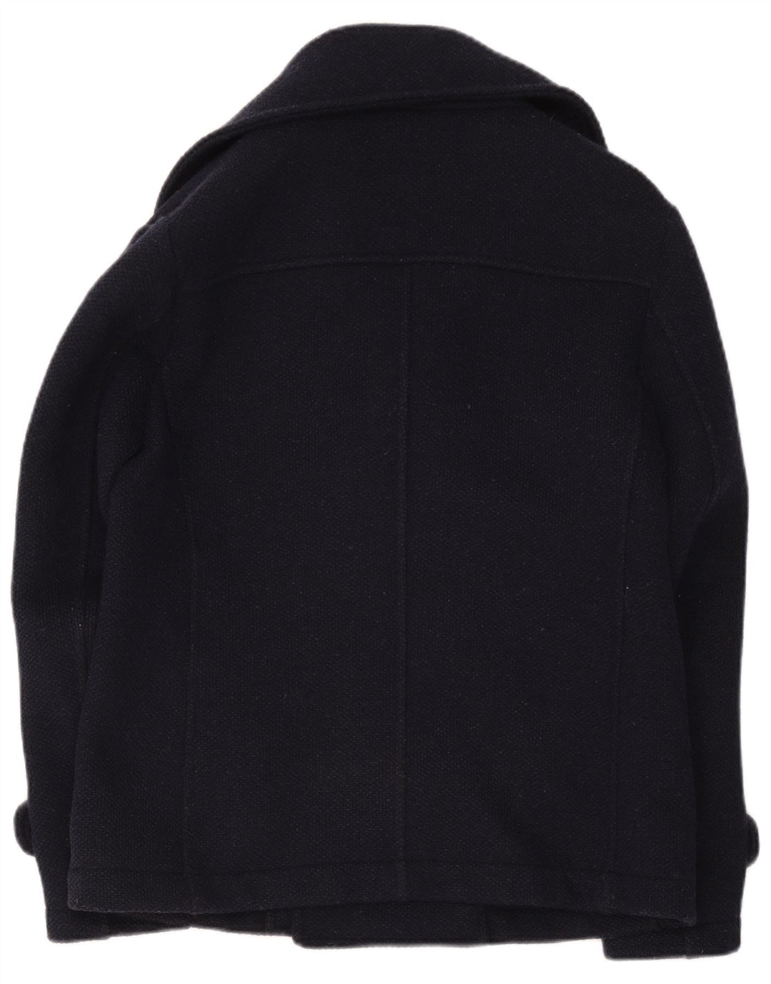 Marina Militare Cappotto da marinaio da uomo UK 36 Piccolo in lana blu navy