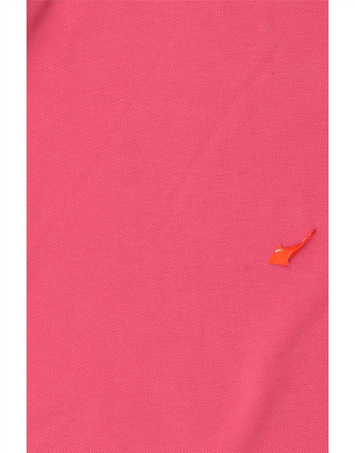 Polo Sergio Tacchini da uomo a manica lunga piccola in cotone rosa