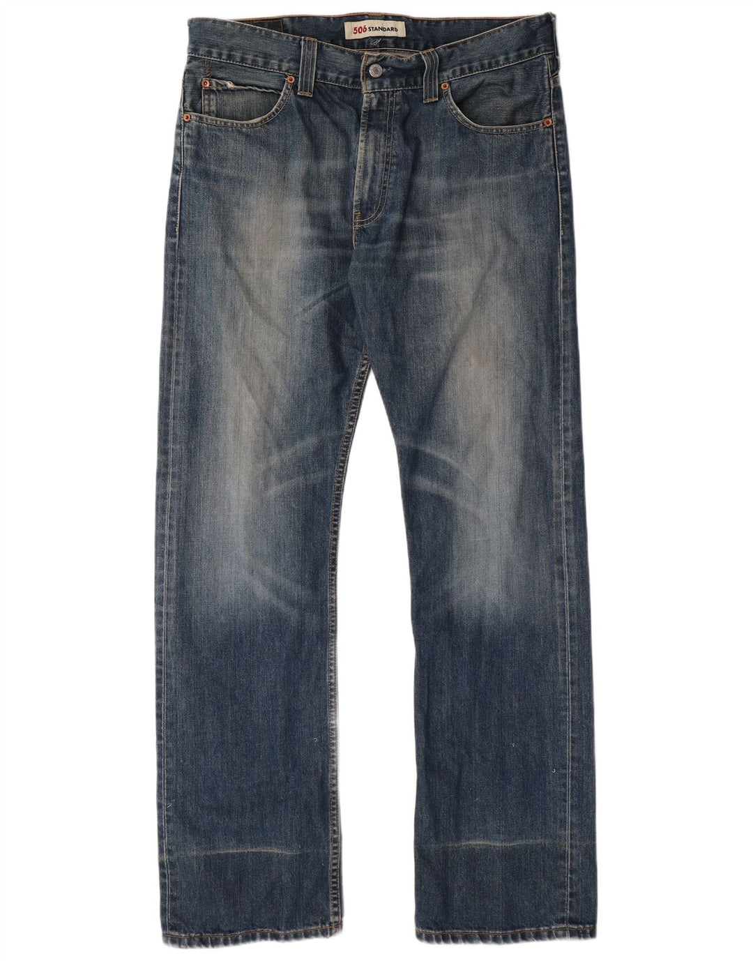 LEVI'S Jeans dritti da uomo 506 W36 L34 cotone blu