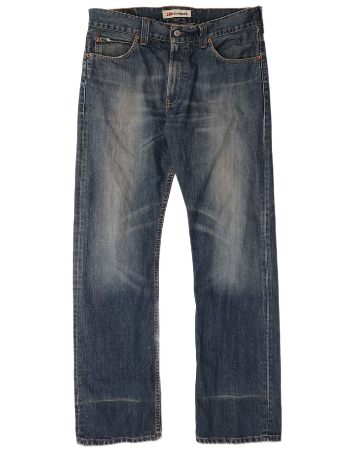 LEVI'S Jeans dritti da uomo 506 W36 L34 cotone blu