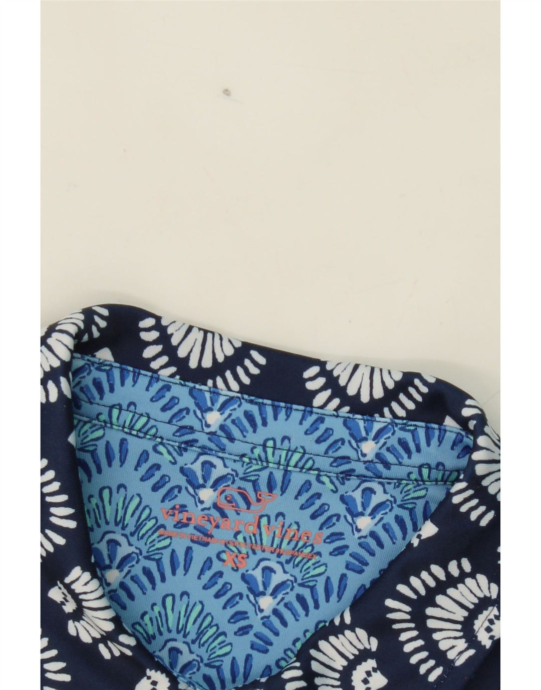 VINEYARD VINES Womens Abstract Pattern Sheath Dress UK 6 XS Navy Blue Vintage Vineyard Vines and Second-Hand Vineyard Vines from Messina Hembry 