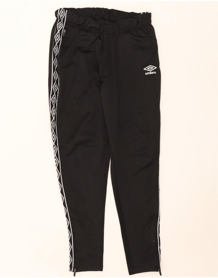 Pantaloni da tuta grafici da uomo Umbro grandi in poliestere nero