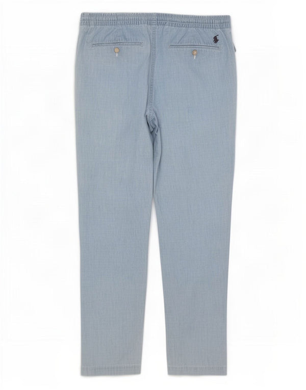Polo Ralph Lauren Pantaloni chino dalla vestibilità classica da uomo di grandi dimensioni W36 L29 in cotone blu