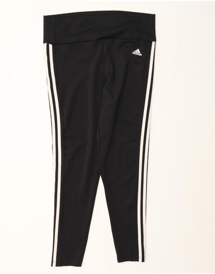 Leggings Adidas Aeroready da donna UK 16/18 Large Nero Poliestere