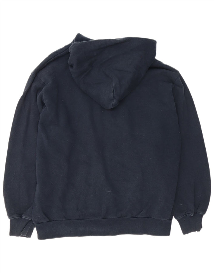 Maglione con cappuccio e zip da uomo Levi's in cotone blu navy medio