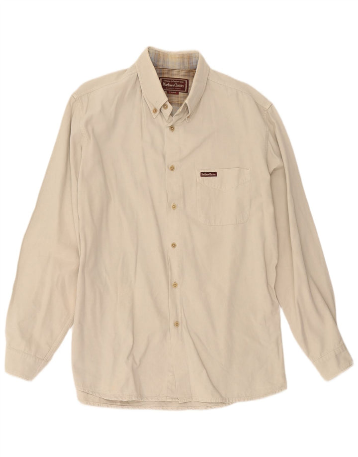 Camicia da uomo Marlboro Classics XL Beige
