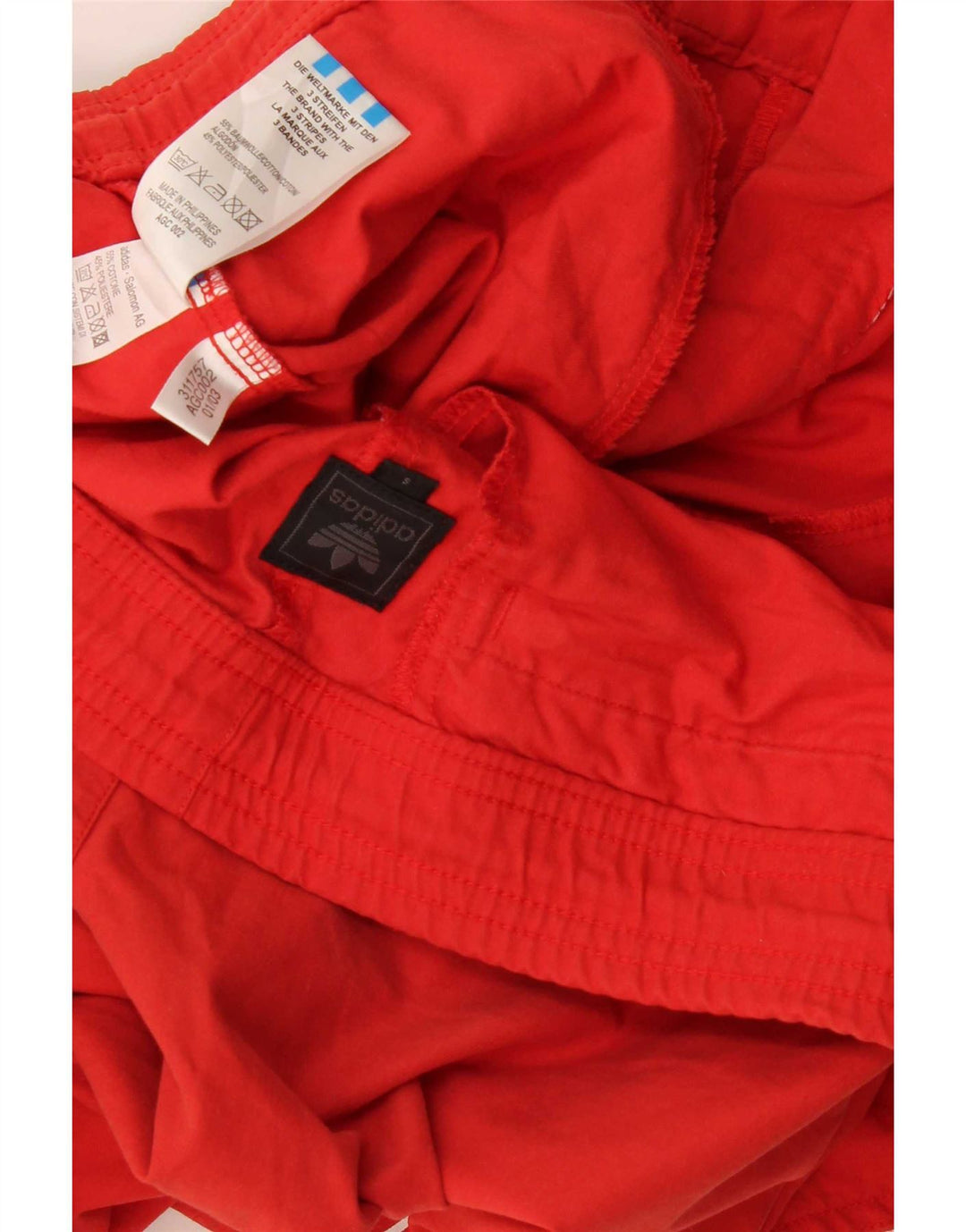 Pantaloncini casual grafici da uomo Adidas piccoli W29 cotone rosso