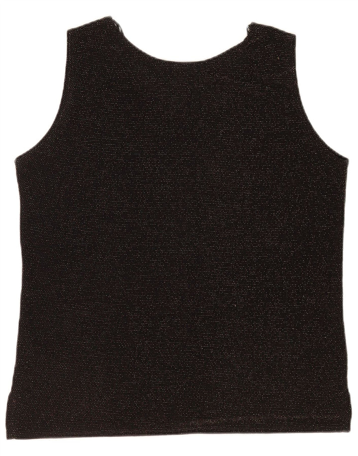 Camicetta senza maniche da donna Gerard UK 14 medio nero screziato