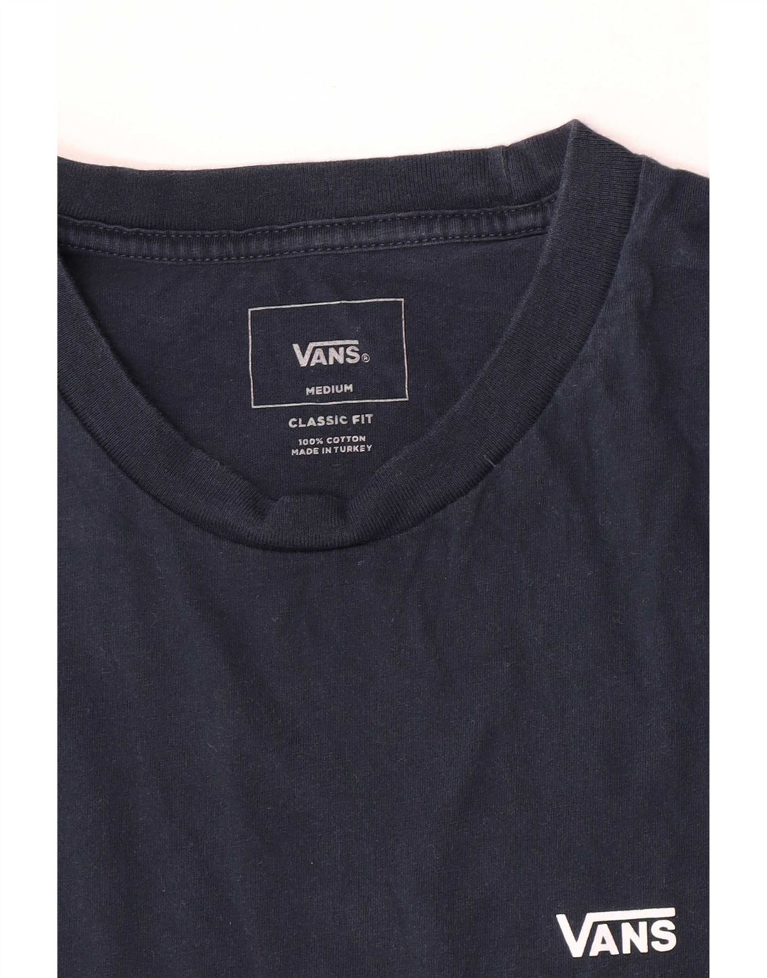 T-shirt da uomo Vans Classic Fit, vestibilità media, in cotone blu navy