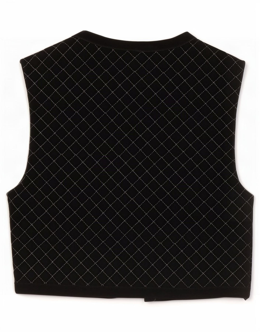 Gilet OPEN da donna C&A EU 38 cotone medio a quadri nero