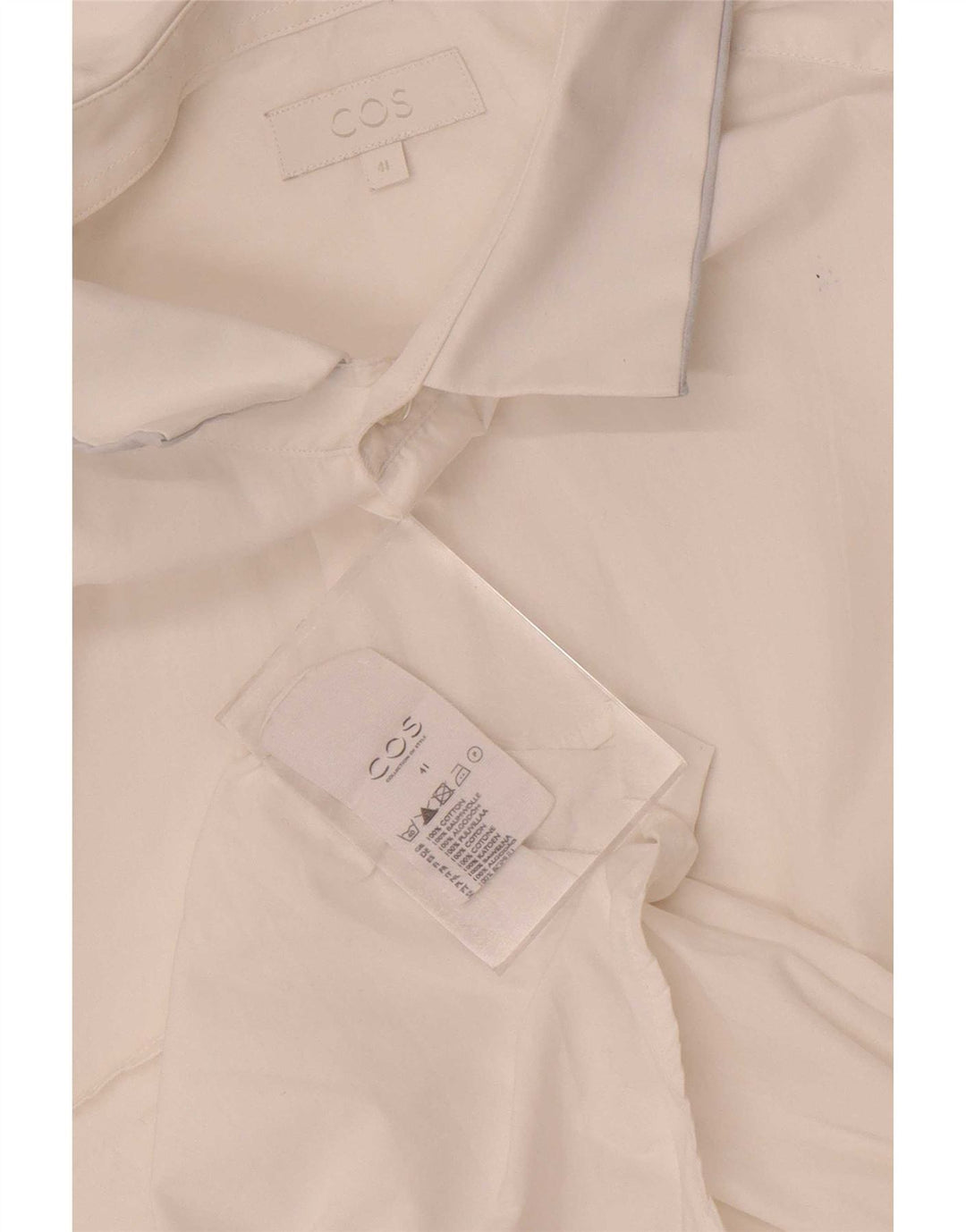 Camicia da uomo Cos taglia 41 grande cotone bianco