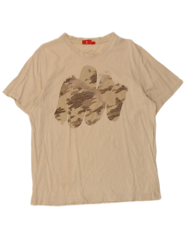 T-shirt grafica da uomo Puma Large Beige