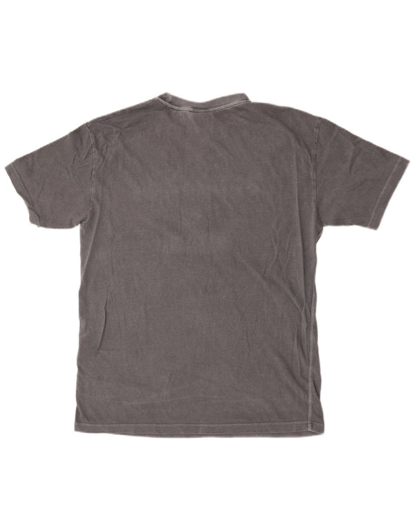 T-shirt grafica oversize da donna Superdry Top UK 10 Small in cotone grigio