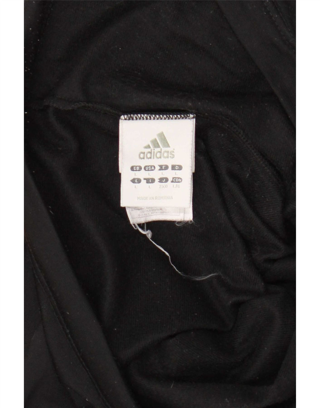 Pantaloni da tuta da donna Adidas UK 16 Large Nero Poliestere