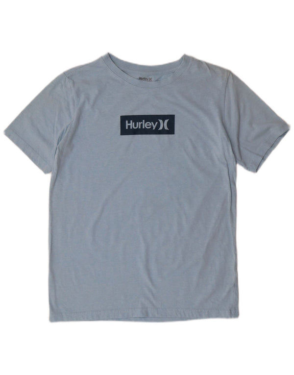 HURLEY Boys Graphic T-Shirt Top 13-14 Years XL Blue