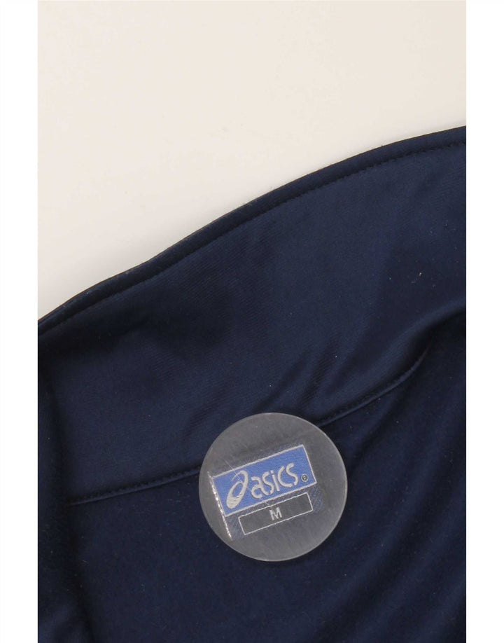 Giacca sportiva da uomo con grafica Asics, colore blu navy medio