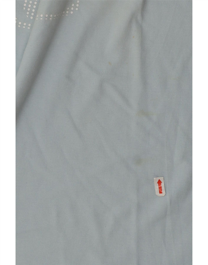 T-shirt grafica da uomo Fila Top Small in cotone blu