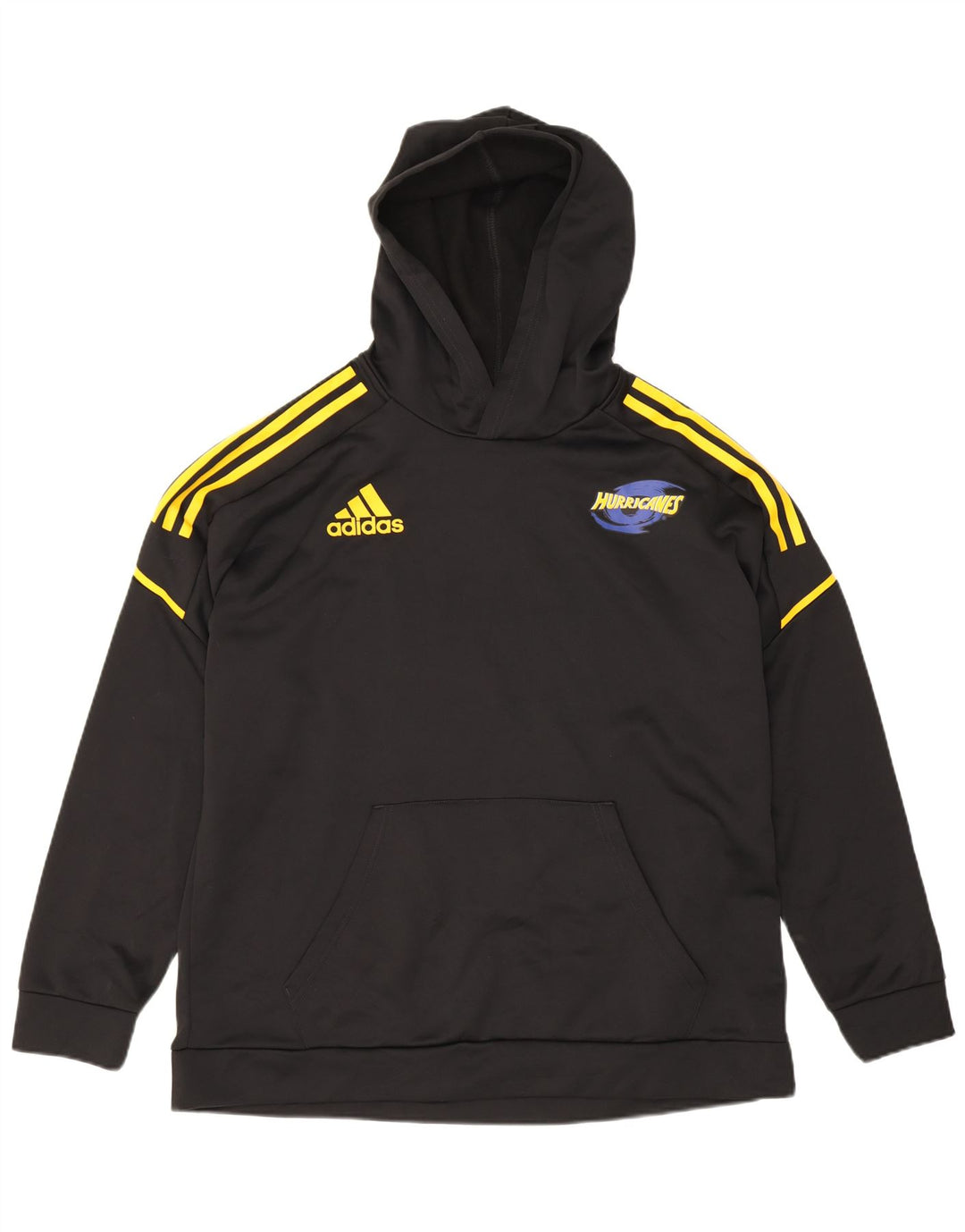 Felpa con cappuccio grafica da uomo Adidas XL poliestere nero