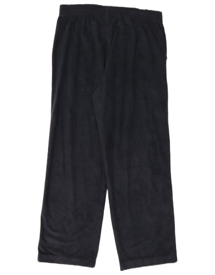 DIADORA Pantaloni da tuta da uomo in velluto UK 40 Medio Blu Navy Poliestere