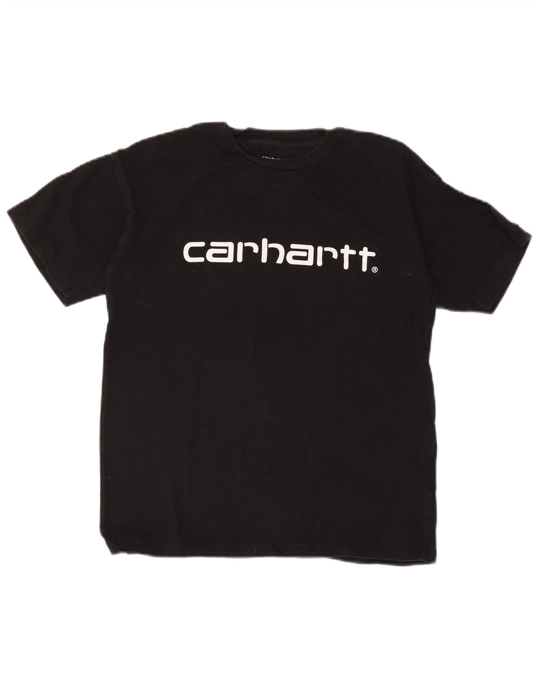 T-shirt grafica da uomo Carhartt Top piccola in cotone nero