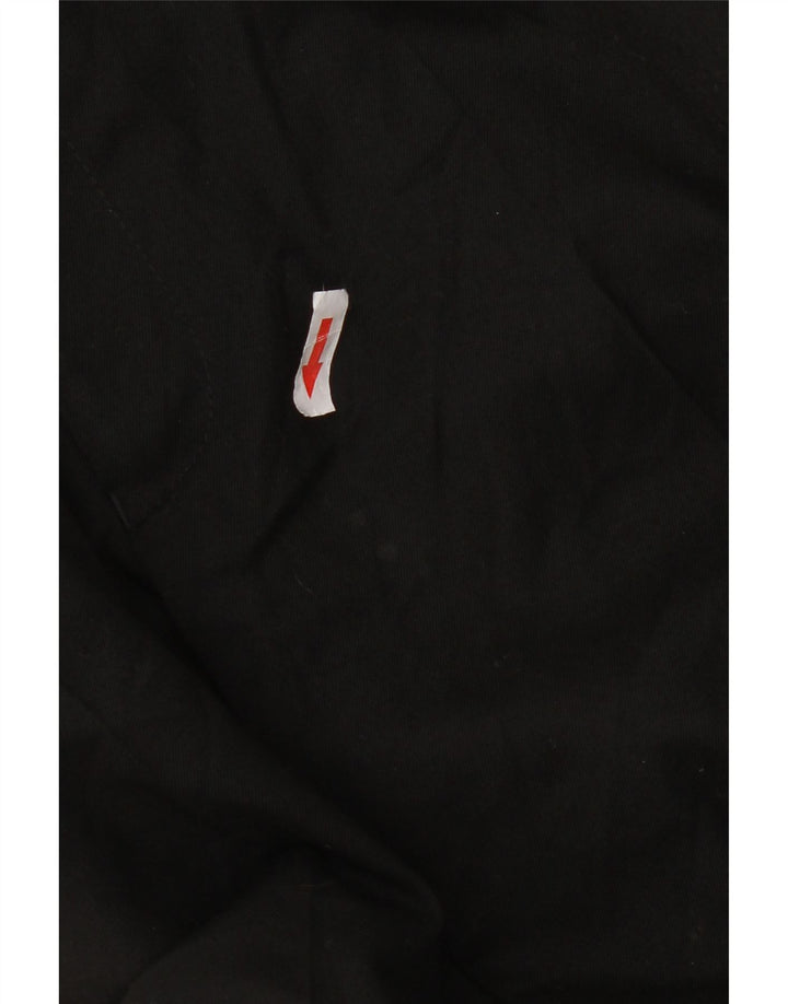 Pantaloni da abito vestibilità regolare da uomo Marks & Spencer W38 L31 poliestere nero