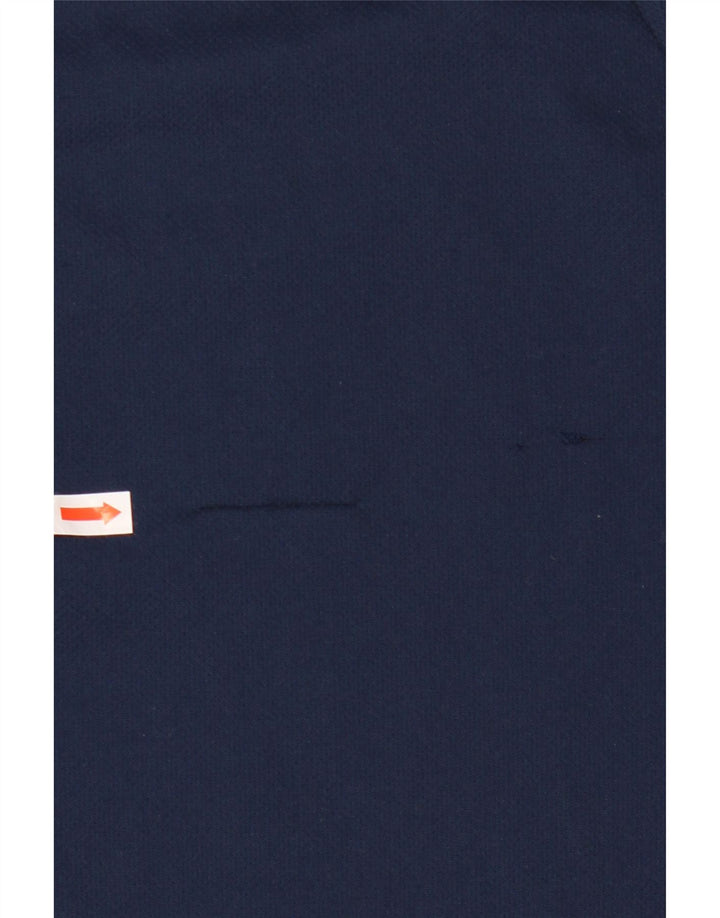 T-shirt grafica Adidas Climalite da uomo, grande, in poliestere blu navy