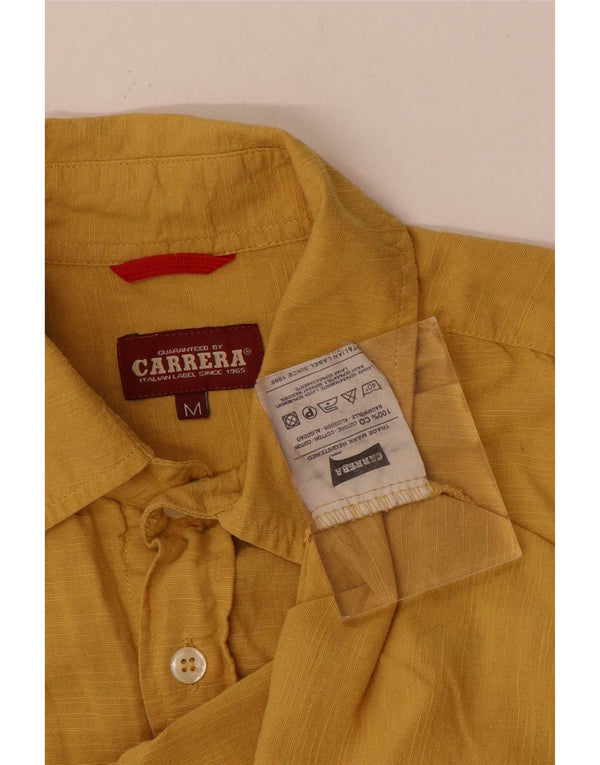 Camicia Carrera Uomo Cotone Giallo Medio