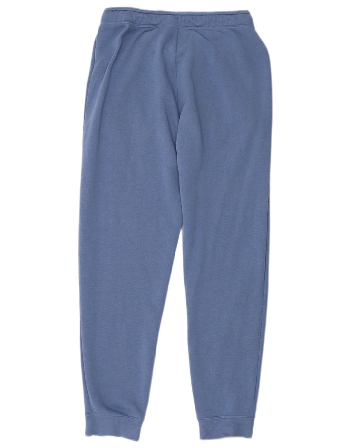 NIKE Mens Graphic Tracksuit Trousers Joggers Small Blue Cotton