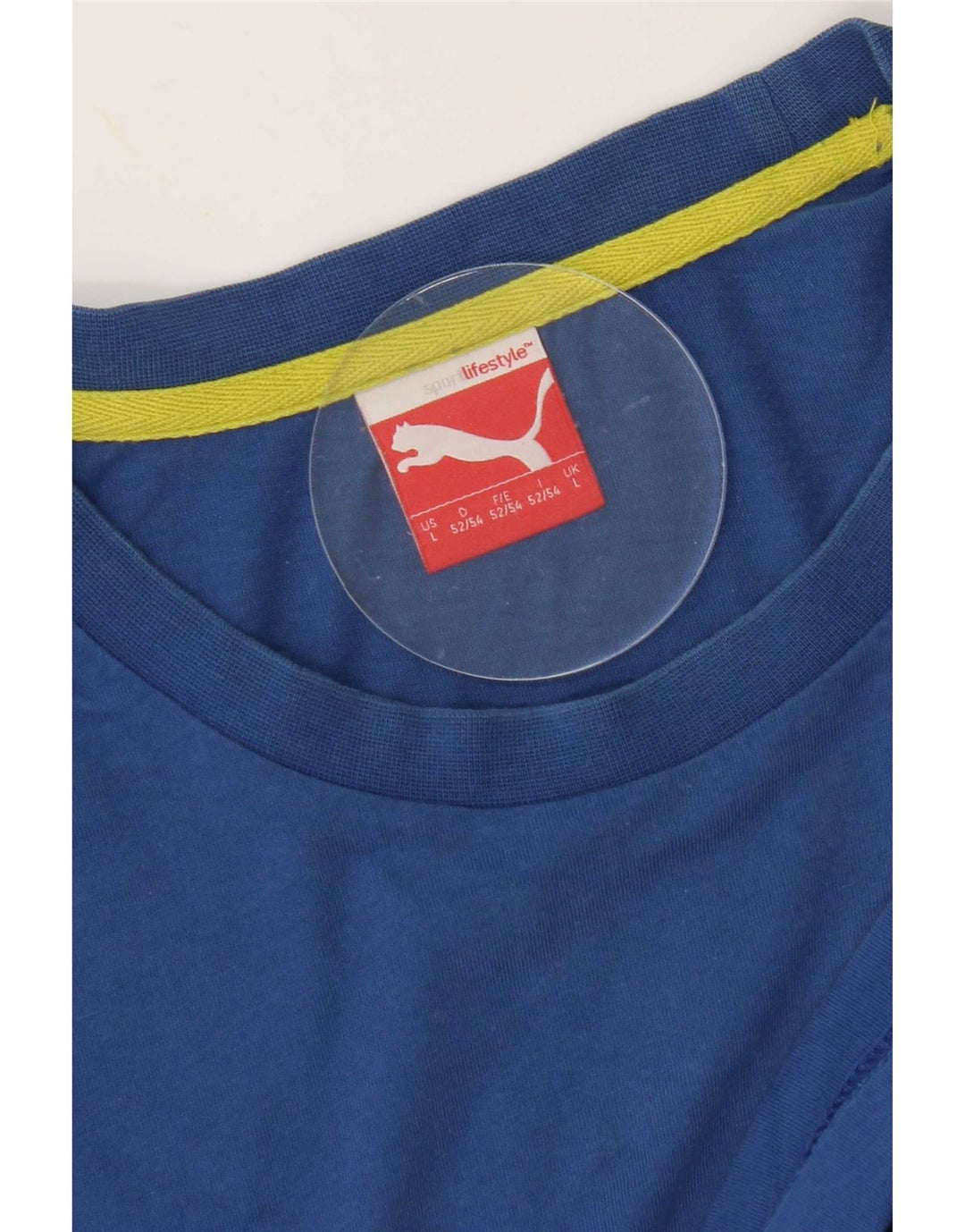 T-shirt grafica da uomo Puma grande blu