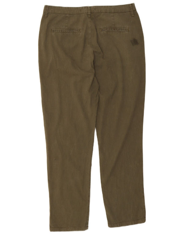 Pantaloni chino slim da donna Zara EU 42 Large W32 L28 Verde