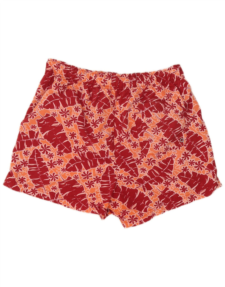TOMMY HILFIGER Pantaloncini da bagno da uomo Rosso medio floreale
