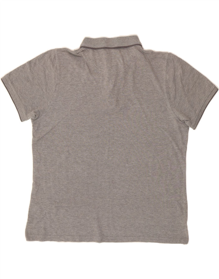 PIERRE CARDIN Mens Polo Shirt Large Grey Cotton Vintage Pierre Cardin and Second-Hand Pierre Cardin from Messina Hembry 