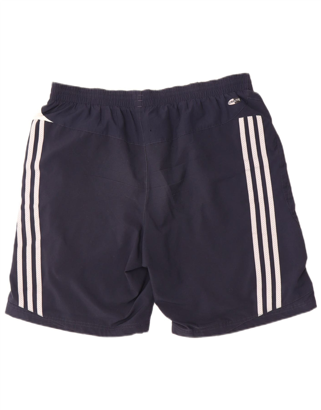 Pantaloncini sportivi Adidas Climalite da uomo di grandi dimensioni in poliestere color block blu navy