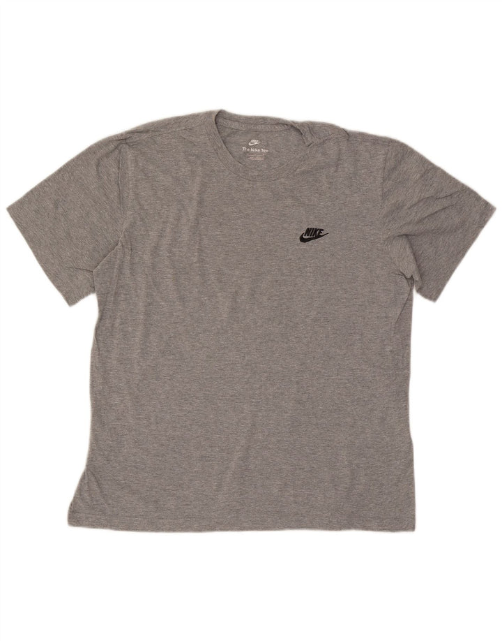 T-shirt da uomo Nike Top grigio medio chiazzato