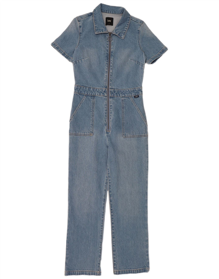 Tuta in denim da donna Lee US 10 grande cotone blu