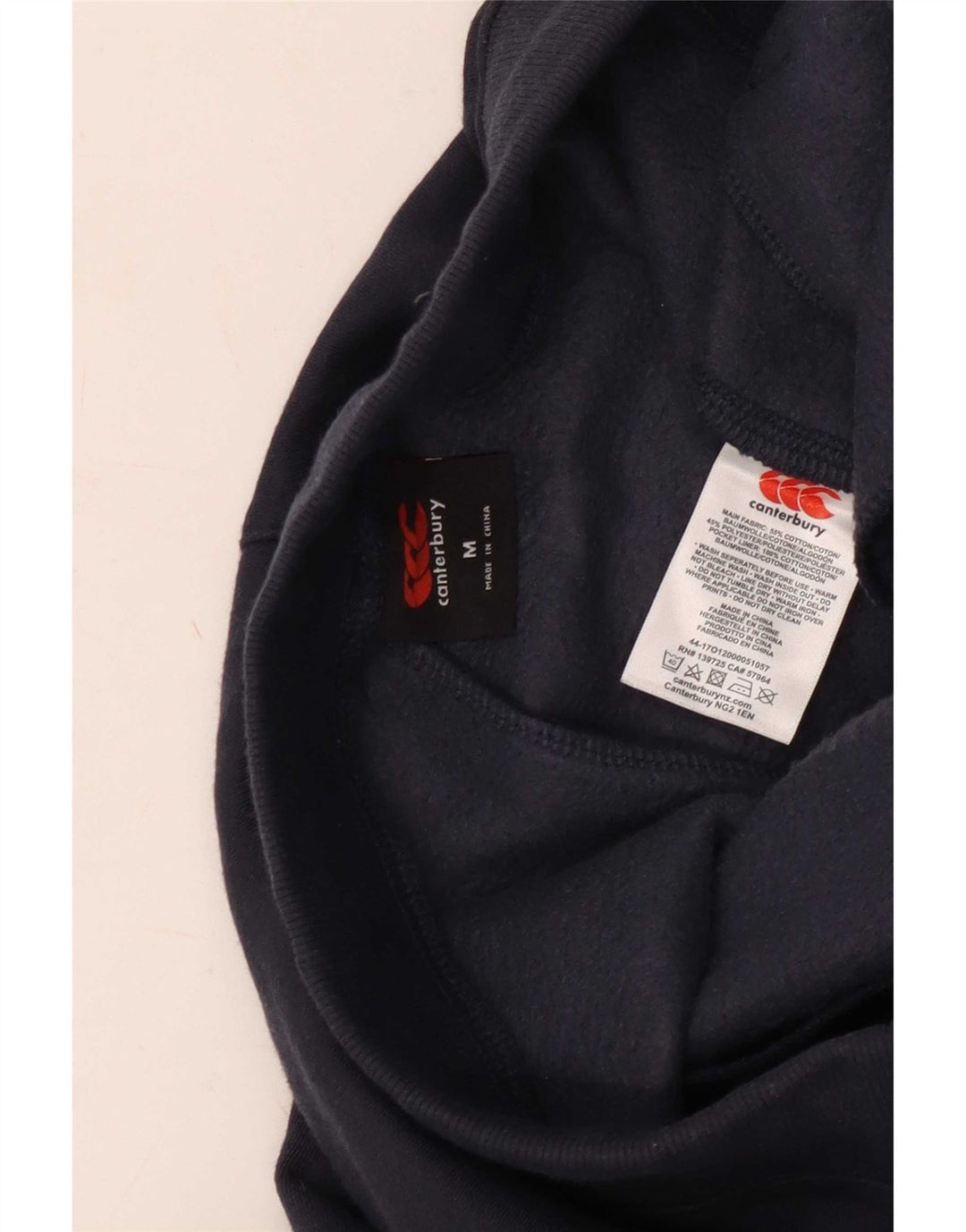 Pantaloni da tuta da uomo Canterbury in cotone blu navy medio