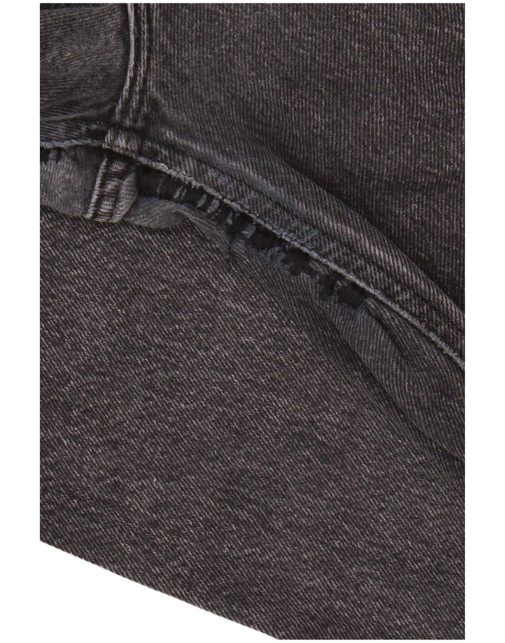 Jeans cropped Lee Carol da donna W28 L25 cotone grigio