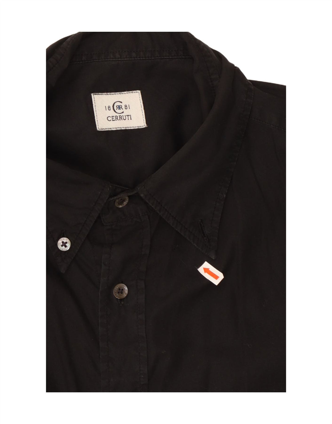 Camicia grafica da uomo CERRUTI 1881 XL Nera