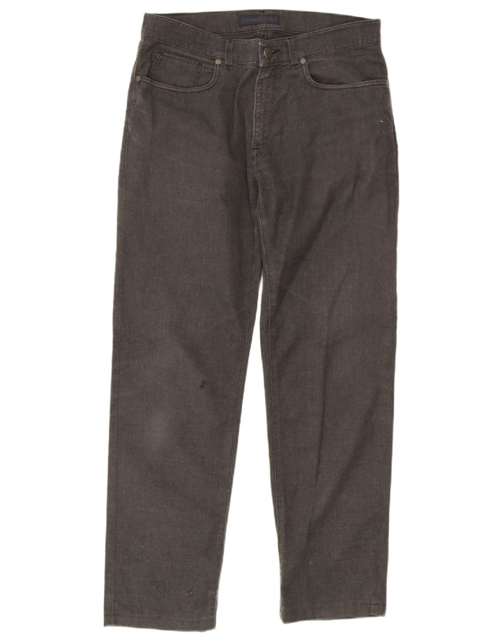Pantaloni Casual Dritti Uomo Trussardi W35 L30 Grigi