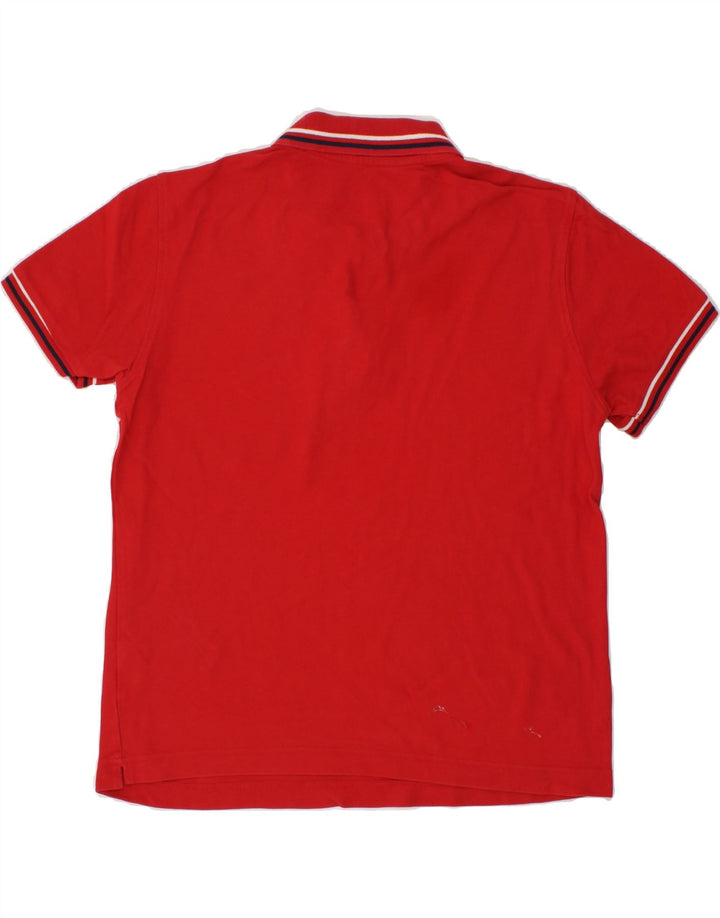 LOTTO Mens Polo Shirt Large Red Vintage Lotto and Second-Hand Lotto from Messina Hembry 