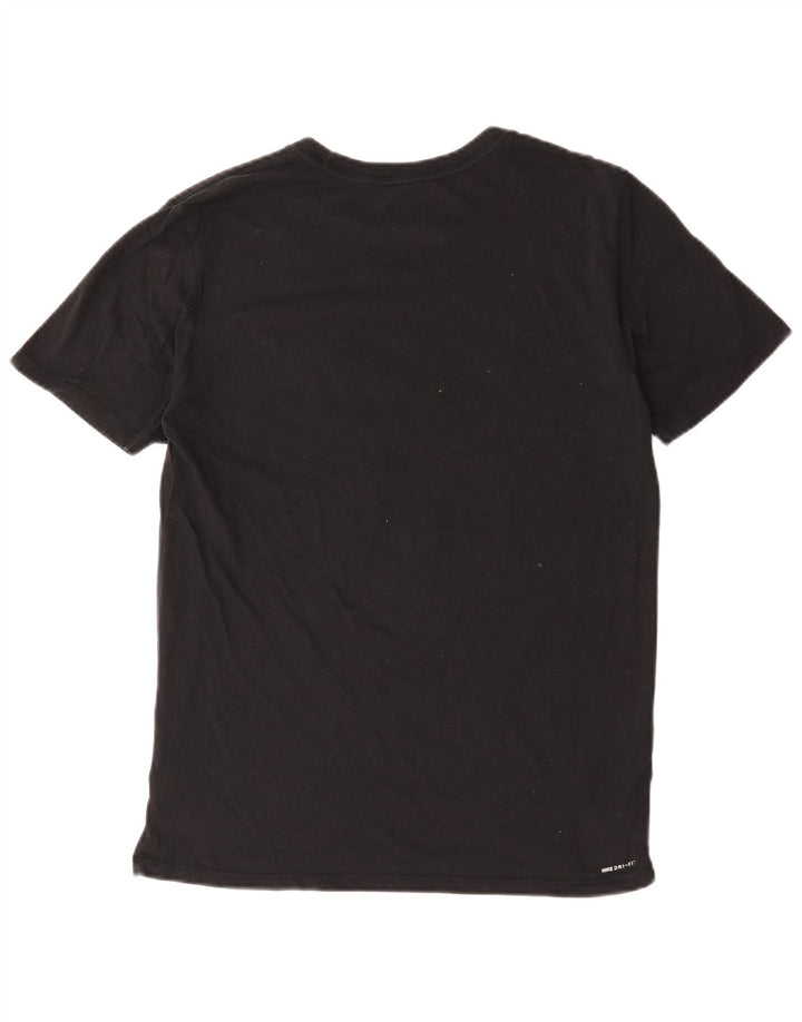 T-shirt grafica da uomo Harley Top piccola in cotone nero